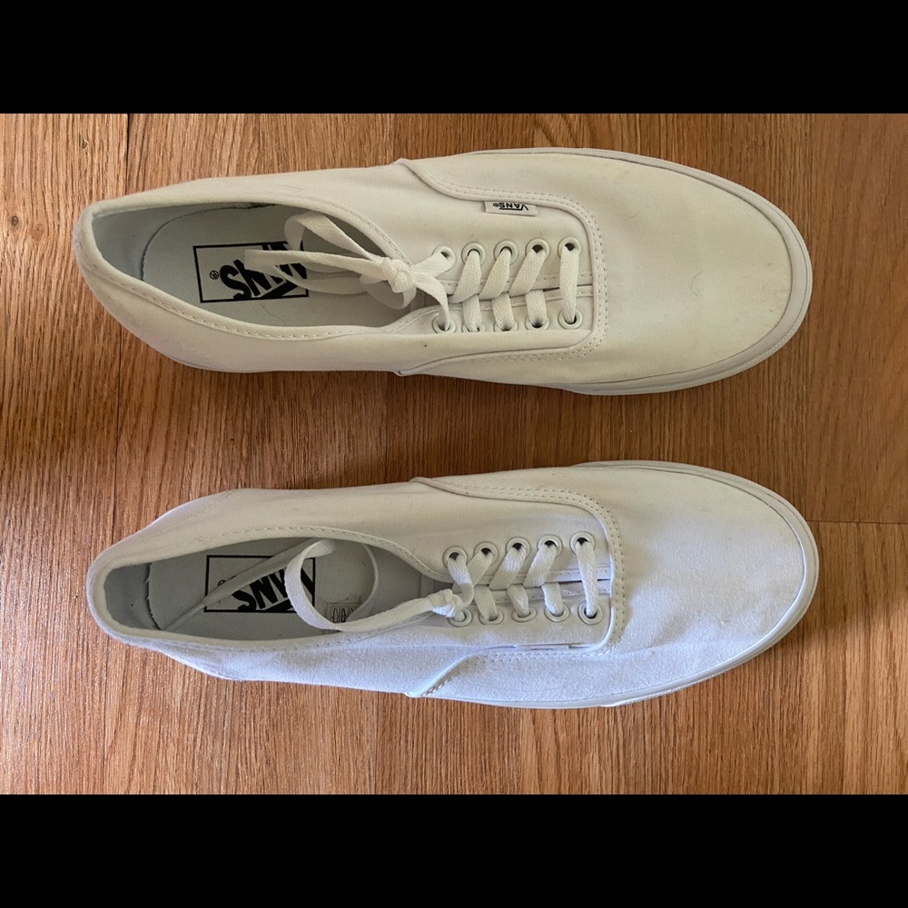 All white classic vans
